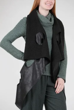 Store Evie Lou Heather Gemini Vest, Black