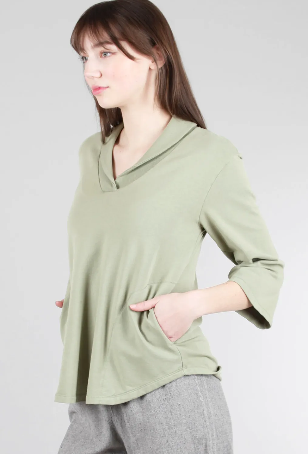 Store Evie Lou Henley Swing Top, Fern