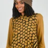 Hot Evie Lou Ribbed Slouch Hat, Toffee