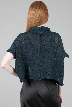 Flash Sale Evie Lou Abby Sparkle Sweater, Emerald Lurex