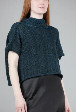 Flash Sale Evie Lou Abby Sparkle Sweater, Emerald Lurex