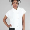 Sale Evie Lou Abbylara Blouse, Off-White