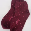Flash Sale Evie Lou Alice Polka Dot Anklet, Port