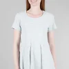 Online Evie Lou Arc Seam Tee, Ice