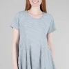 Flash Sale Evie Lou Arc Seam Tee, Water