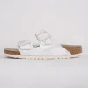Fashion Evie Lou Arizona Camo Sandal, Snow White