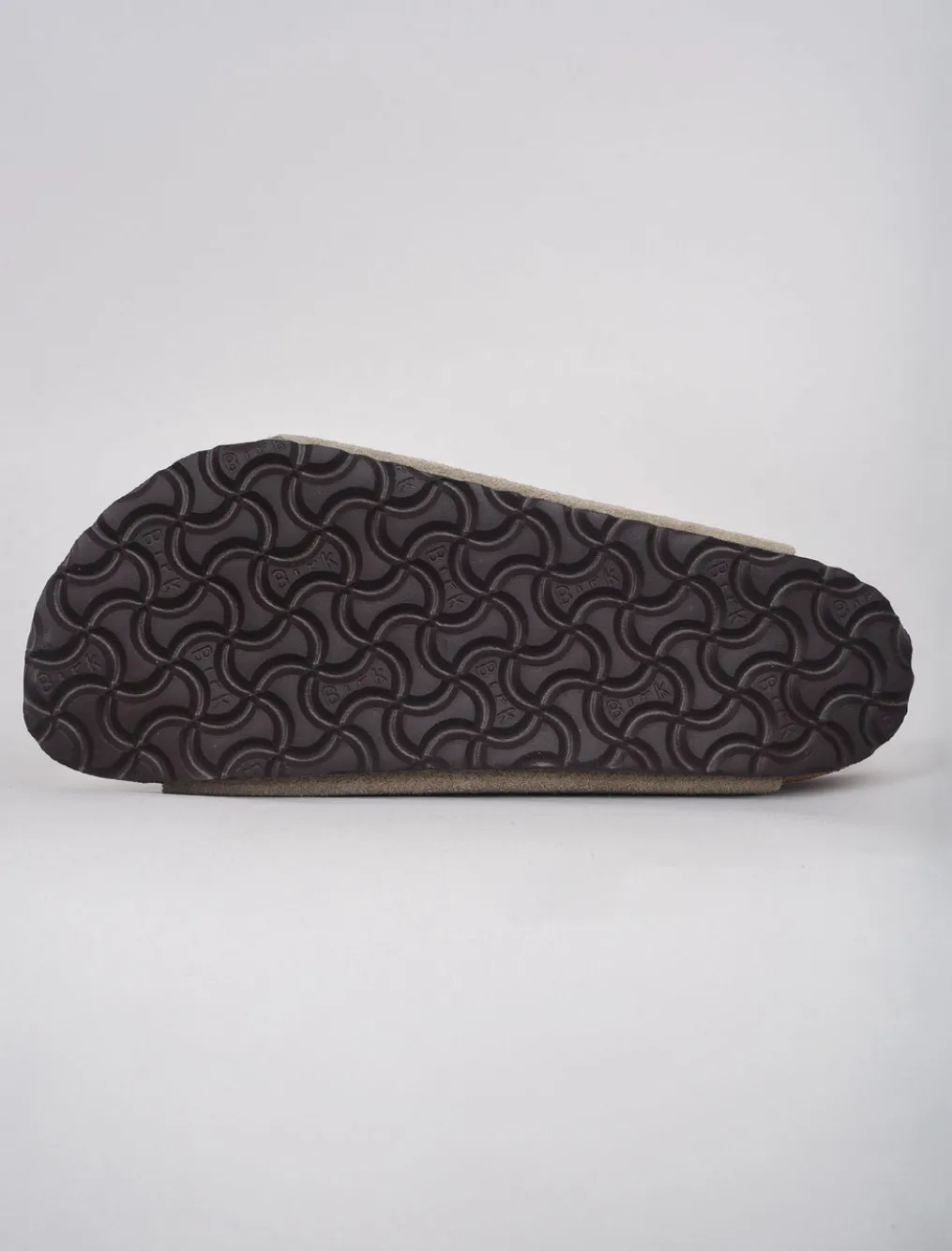 Store Evie Lou Arizona Soft Bed Sandal, Taupe Suede