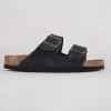 Fashion Evie Lou Arizona Soft Bed Sandal, Velvet Gray