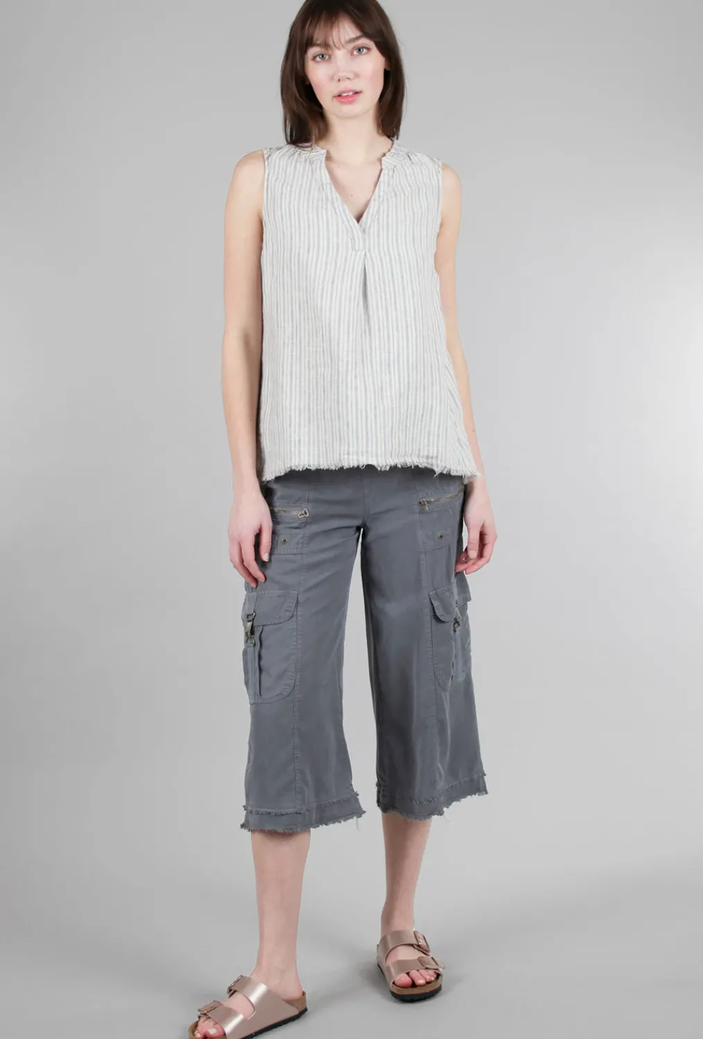 Clearance Evie Lou Arquette Tank, Oatmeal