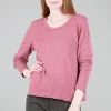 Fashion Evie Lou Baby Fit Shrunken Crew, Mulberry
