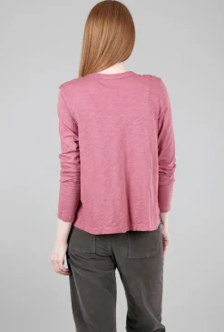 Fashion Evie Lou Baby Fit Shrunken Crew, Mulberry