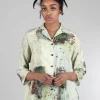 Cheap Evie Lou Bdf Collar Shirt, Tan/Forest