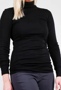 Hot Evie Lou Beatnik Tneck, Black