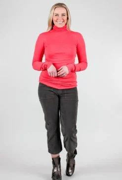 Fashion Evie Lou Beatnik Tneck, Framboise