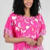 Cheap Evie Lou Bellona Blouse, Orchid