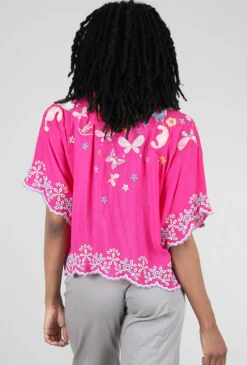 Cheap Evie Lou Bellona Blouse, Orchid