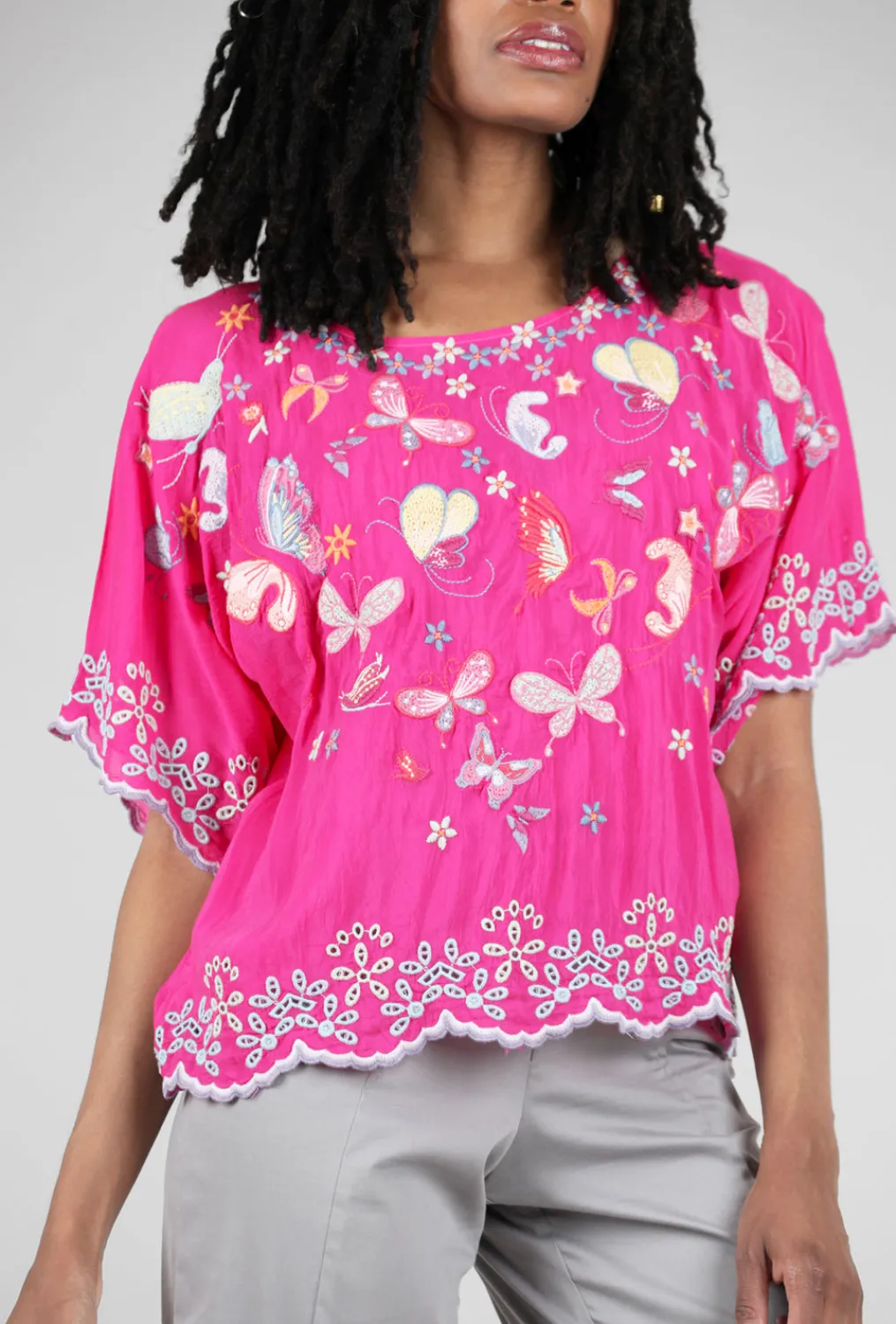 Cheap Evie Lou Bellona Blouse, Orchid