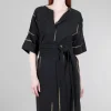 Discount Evie Lou Belt Dress, Black Scratch