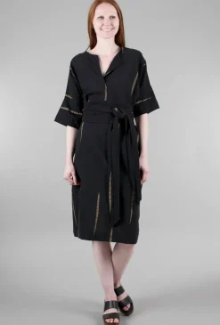 Discount Evie Lou Belt Dress, Black Scratch