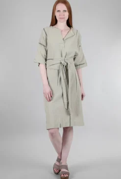 Outlet Evie Lou Belt Dress, Oatmeal Scratch