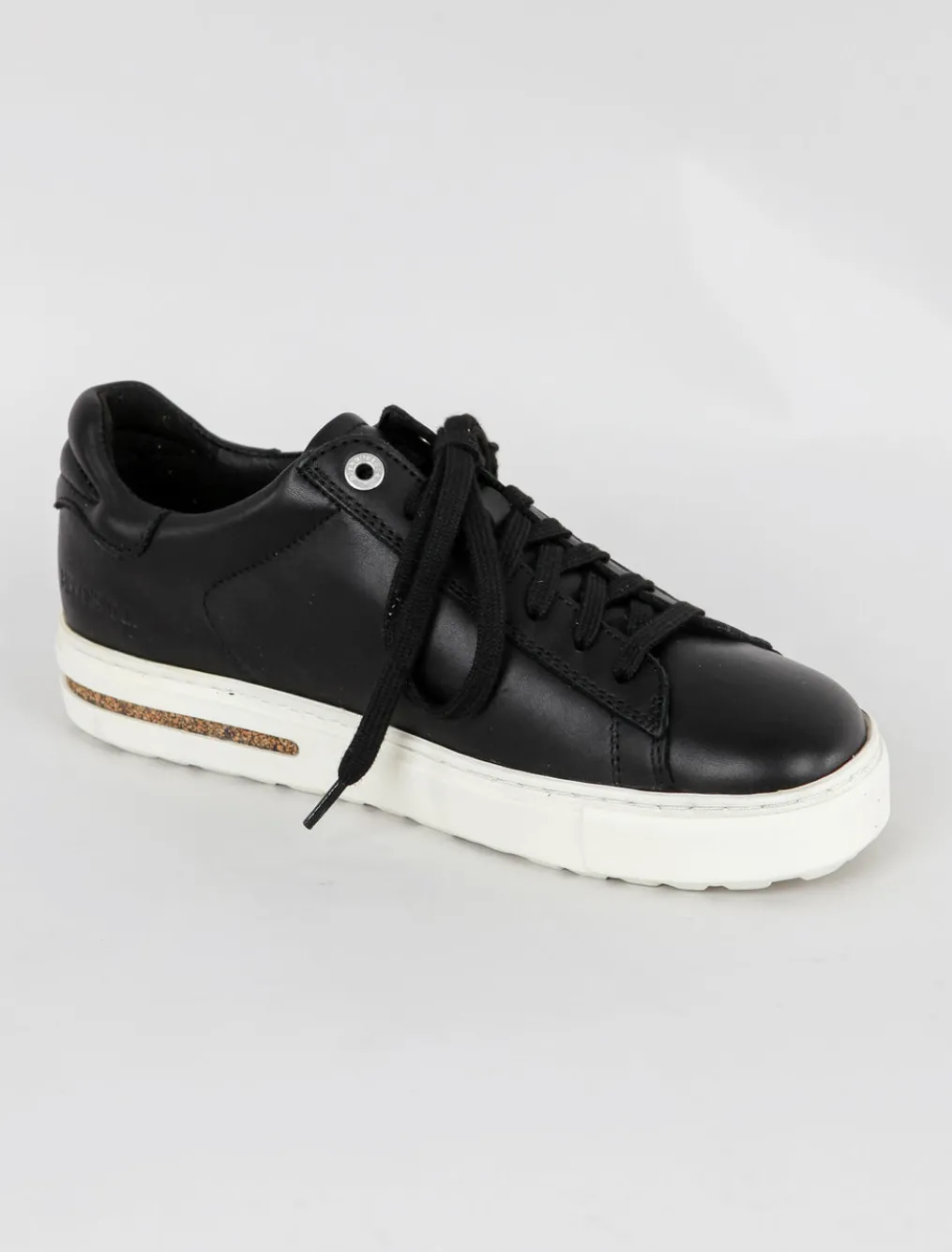 Best Evie Lou Bend Leather Sneaker, Black