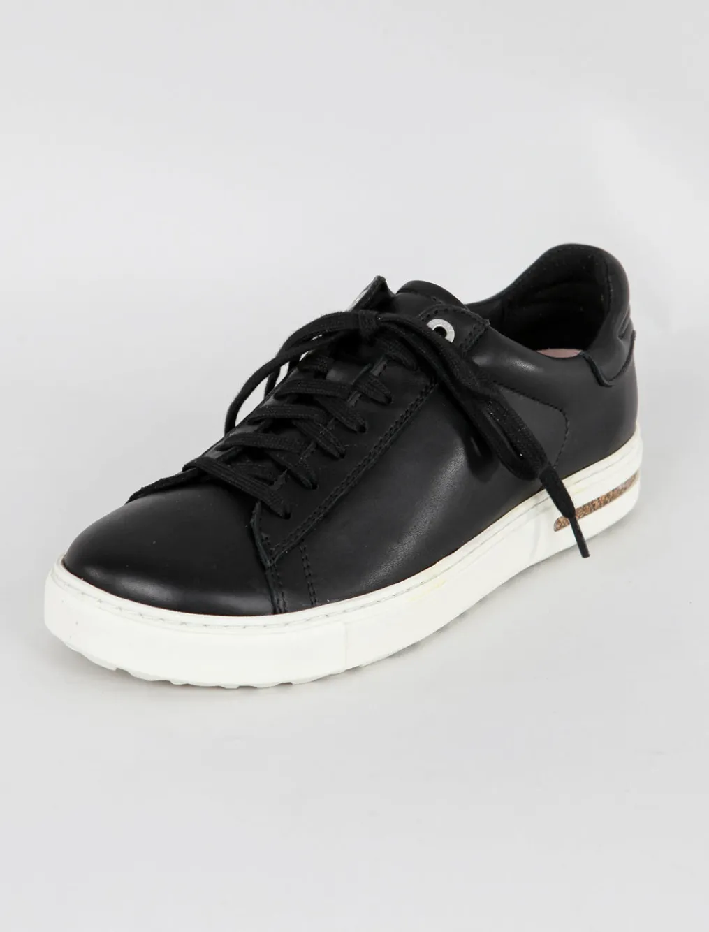 Best Evie Lou Bend Leather Sneaker, Black