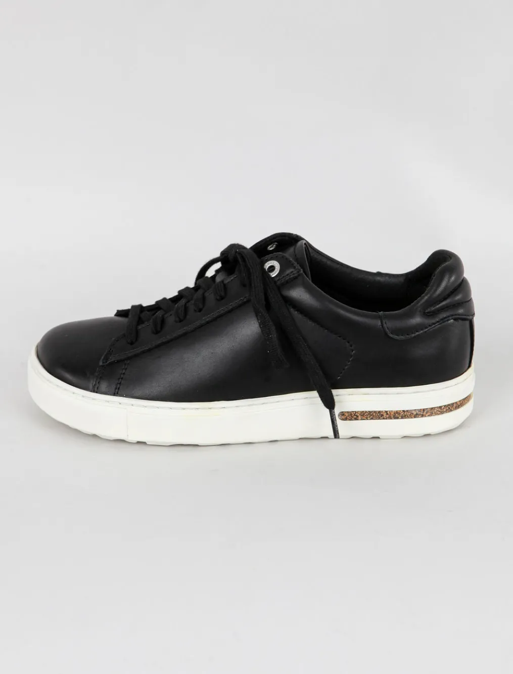 Best Evie Lou Bend Leather Sneaker, Black