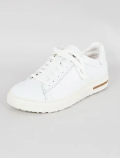 Outlet Evie Lou Bend Leather Sneaker, White