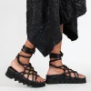 Flash Sale Evie Lou Birdcage Sandal, Black