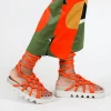 Fashion Evie Lou Birdcage Sandal, Orange