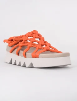 Fashion Evie Lou Birdcage Sandal, Orange