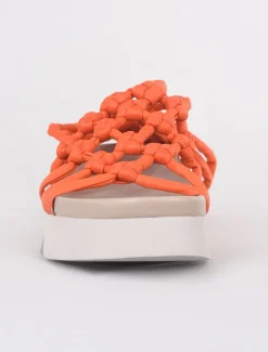 Fashion Evie Lou Birdcage Sandal, Orange