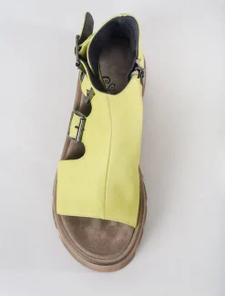 Discount Evie Lou Biscotti Sandals, Lime