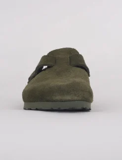 Fashion Evie Lou Boston Clog, Thyme Suede