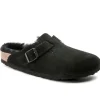 Cheap Evie Lou Boston Shearling Clog, Black