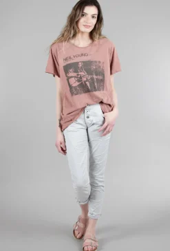 Fashion Evie Lou Boyfriend Tee, Bisou/Carnegie Hall