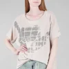 Fashion Evie Lou Boyfriend Tee, Hang Loose/Lilac