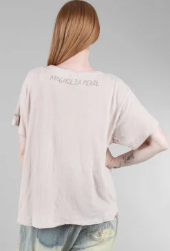 Fashion Evie Lou Boyfriend Tee, Hang Loose/Lilac