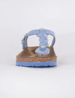 Store Evie Lou Braided Gizeh Sandal, Dusty Blue