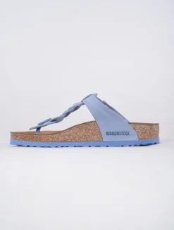 Store Evie Lou Braided Gizeh Sandal, Dusty Blue