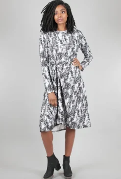 Cheap Evie Lou Bubble Knit Knot Dress, White/Thyme