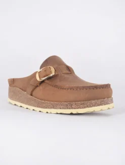 Store Evie Lou Buckley Slip-On, Cognac
