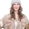 Cheap Evie Lou Cable Pompom Hat, Gray