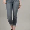 Online Evie Lou Carter Girlfriend Jeans, Mid-Vintage Blue
