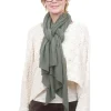 Best Sale Evie Lou Cashmere Love Scarf, Emerald Dust
