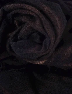 Best Sale Evie Lou Cashmere Love Scarf, Hand-Dyed Brown