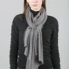 Flash Sale Evie Lou Cashmere Love Scarf, Zinc Grape