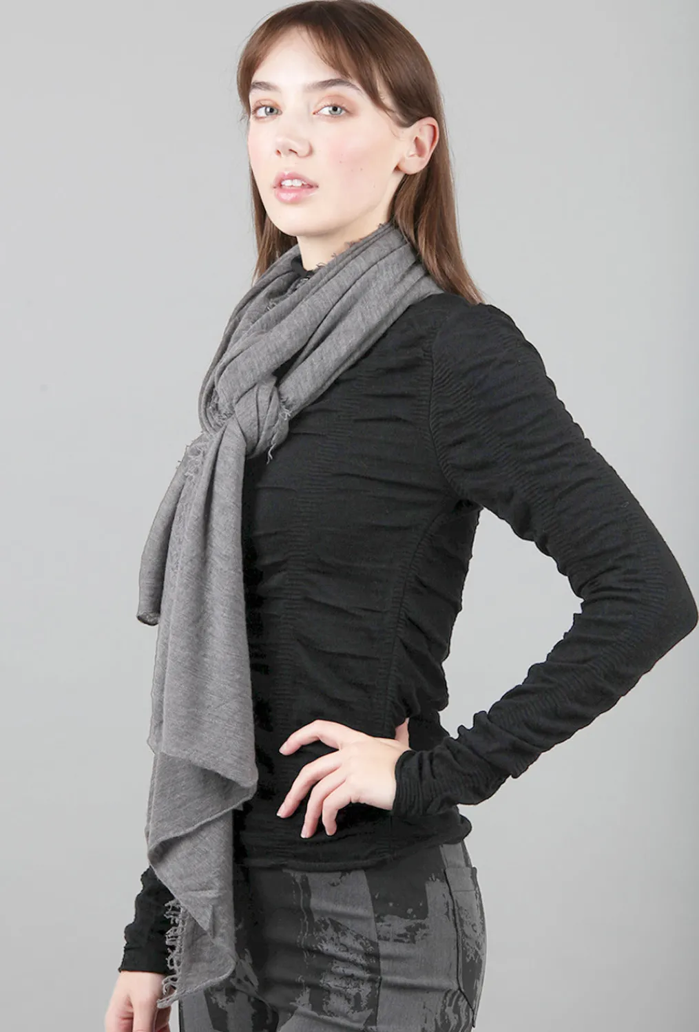 Flash Sale Evie Lou Cashmere Love Scarf, Zinc Grape
