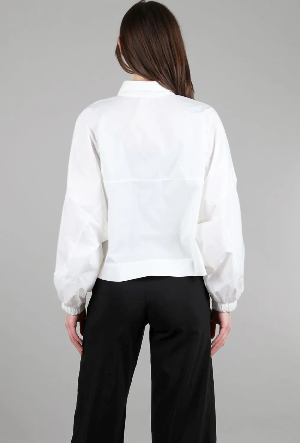 Fashion Evie Lou Chic Bomber Jacket, White