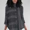 Best Evie Lou Circular Shirt Jacket, Black Beam
